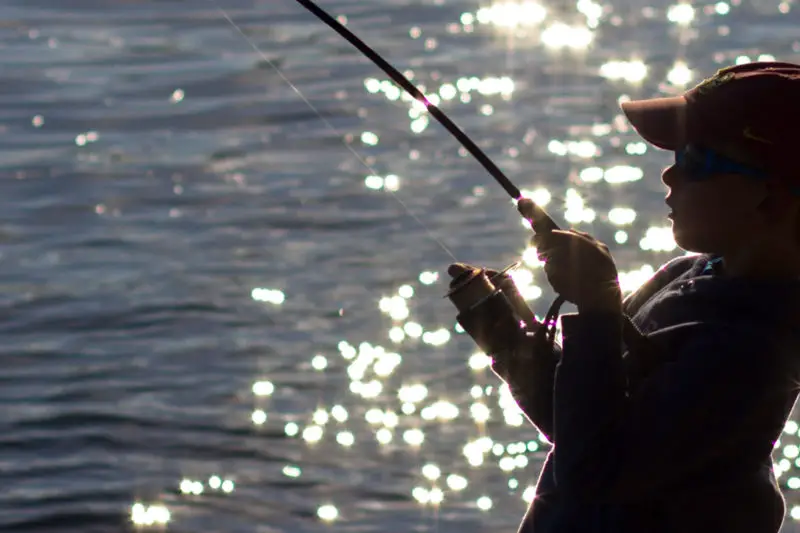 fishing with kids
