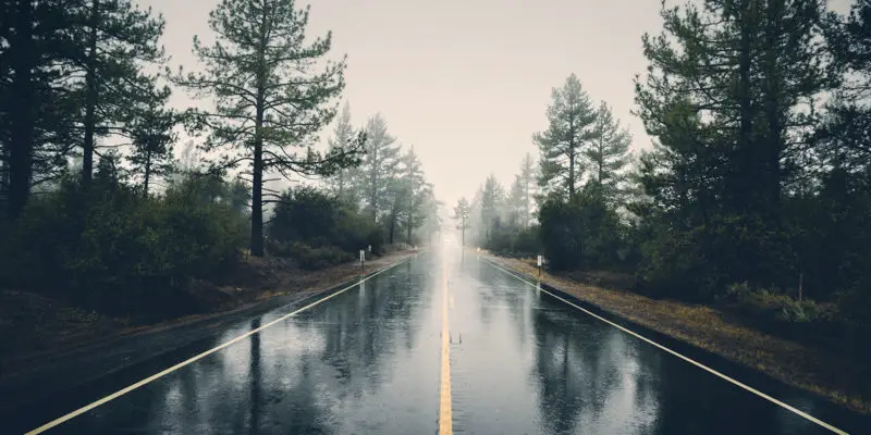 breaking camp in the rain