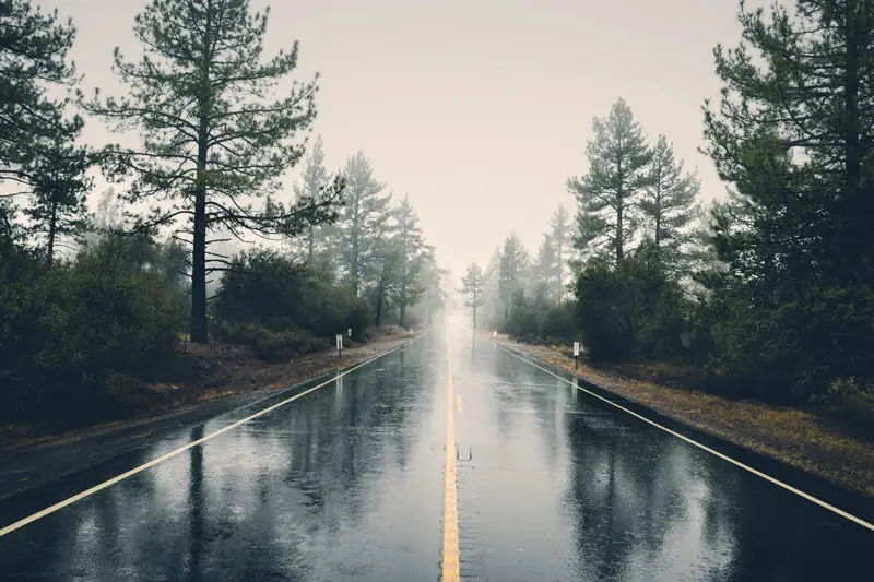 breaking camp in the rain