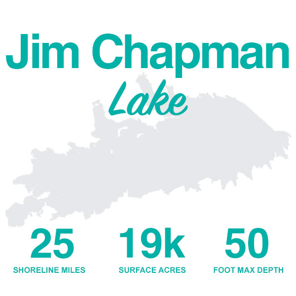 Jim Chapman Lake info