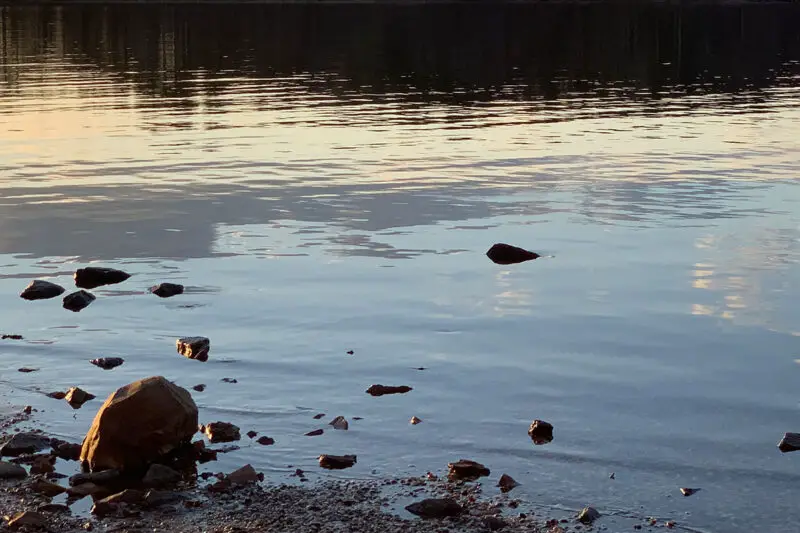 Ghost towns under lakes