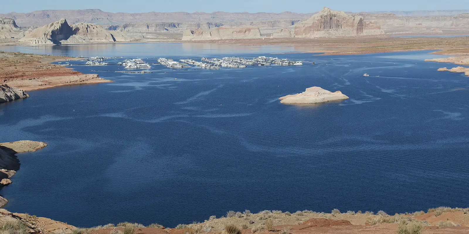 Lake Powell double arch collapse